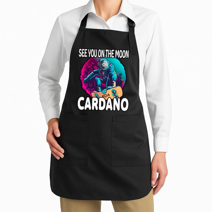 See You On the Moon Cardano Apron