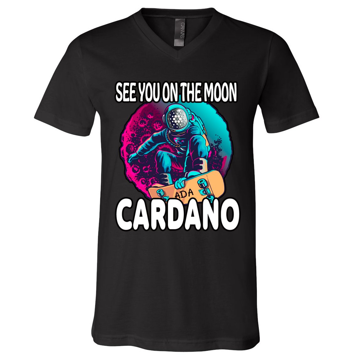 See You On the Moon Cardano V-Neck T-Shirt