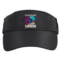 See You On the Moon Cardano Adult Drive Performance Visor