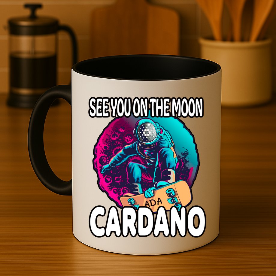 See You On the Moon Cardano Mug