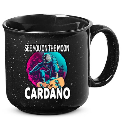 See You On the Moon Cardano 15oz Campfire Ceramic Mug
