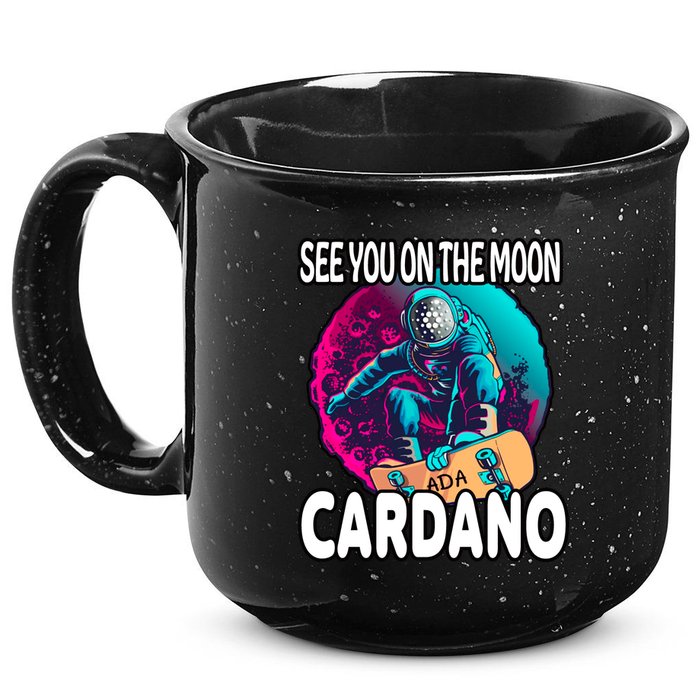 See You On the Moon Cardano 15oz Campfire Ceramic Mug