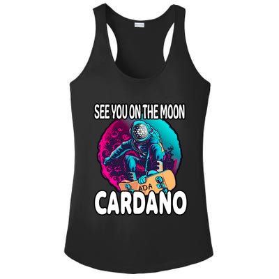 See You On the Moon Cardano Ladies PosiCharge Competitor Racerback Tank