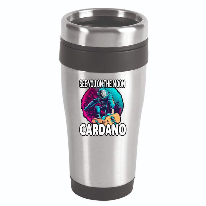 See You On the Moon Cardano 16oz Travel Tumbler
