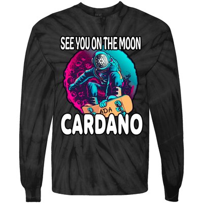 See You On the Moon Cardano Tie-Dye Long Sleeve Shirt