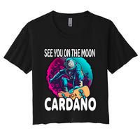 See You On the Moon Cardano Women's Crop Top Tee