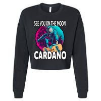 See You On the Moon Cardano Cropped Pullover Crew