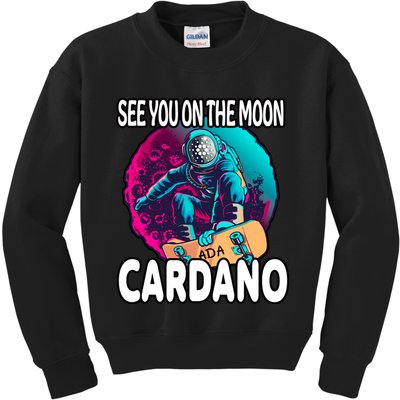See You On the Moon Cardano Kids Sweatshirt