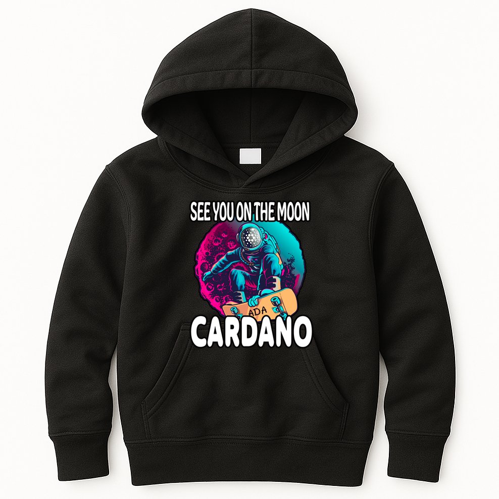 See You On the Moon Cardano Kids Hoodie