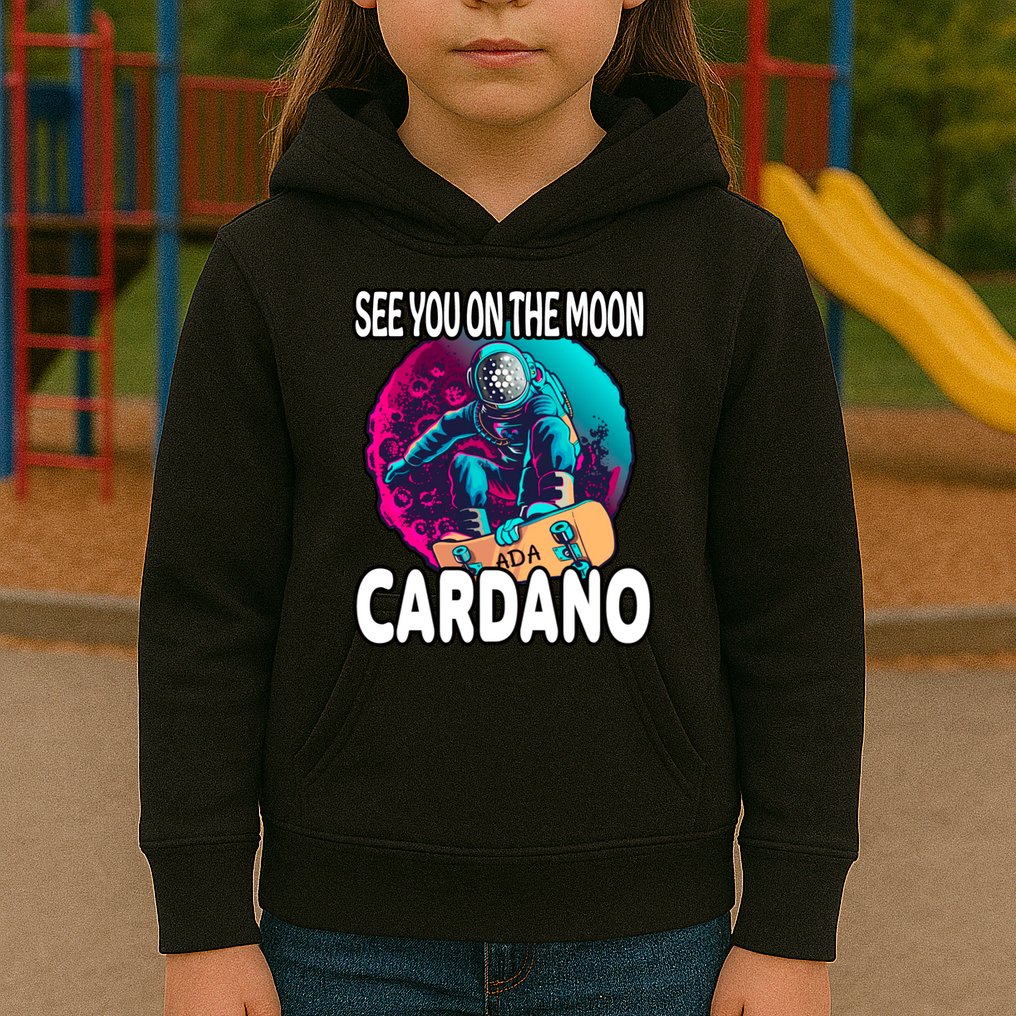 See You On the Moon Cardano Kids Hoodie