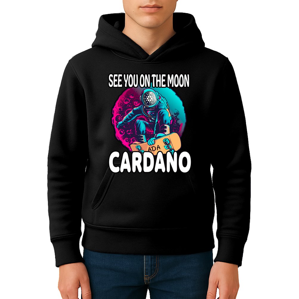 See You On the Moon Cardano Kids Hoodie