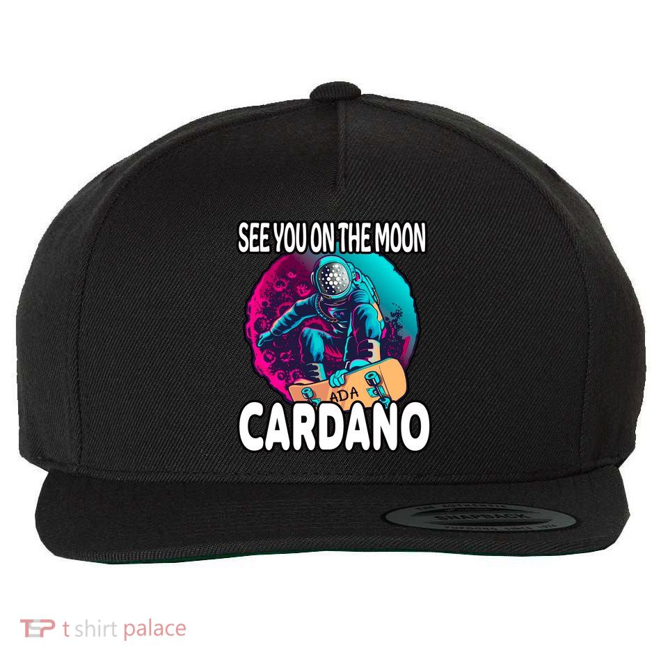 See You On the Moon Cardano Wool Snapback Cap