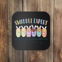 Swaddle Expert Easter Bunny Labor And Delivery Nurse Nicu Coaster