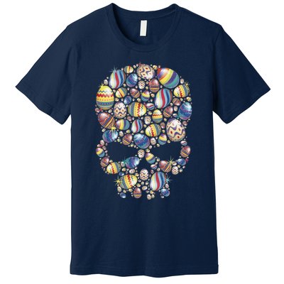 Skull Easter Eggs Skull Made Of Easter Eggs Bunny Premium T-Shirt