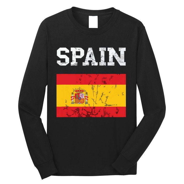 Spain Espana Espanol Spanish Flag Spain Trip Tourist Long Sleeve Shirt