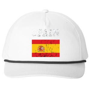 Spain Espana Espanol Spanish Flag Spain Trip Tourist Snapback Five-Panel Rope Hat