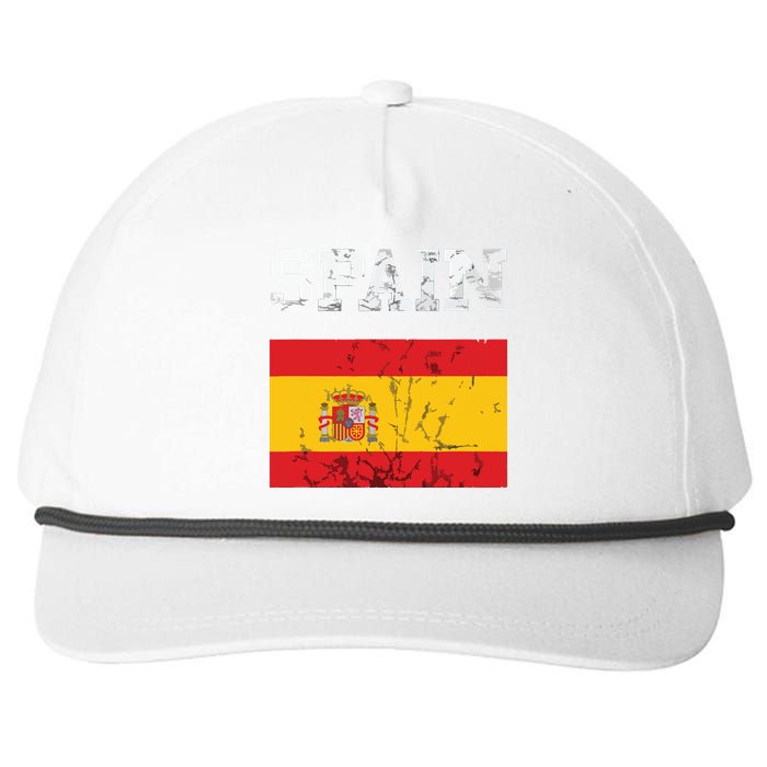 Spain Espana Espanol Spanish Flag Spain Trip Tourist Snapback Five-Panel Rope Hat