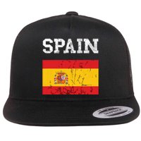 Spain Espana Espanol Spanish Flag Spain Trip Tourist Flat Bill Trucker Hat