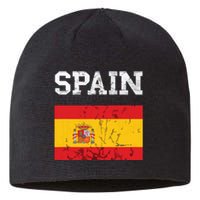 Spain Espana Espanol Spanish Flag Spain Trip Tourist Sustainable Beanie