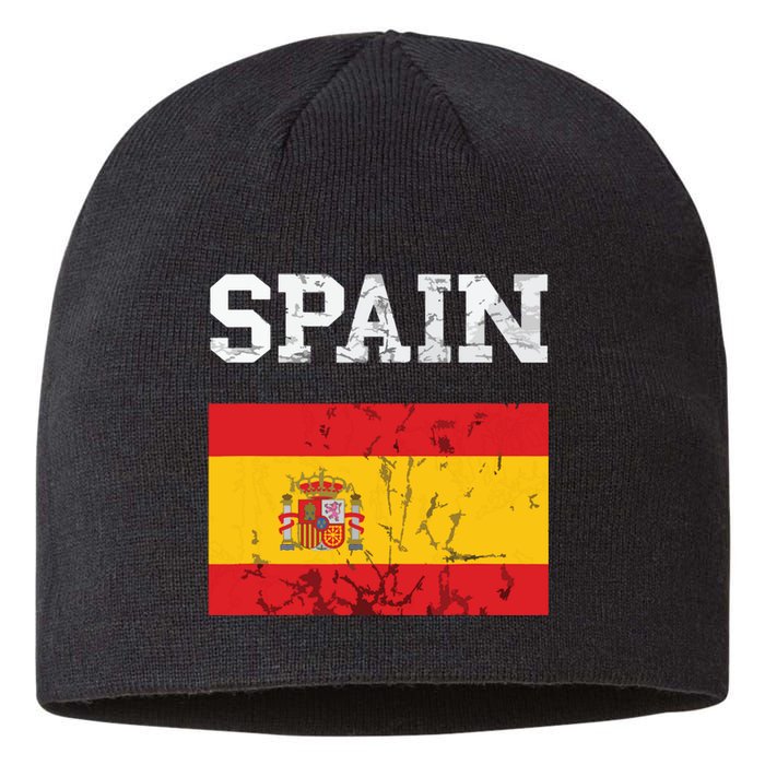 Spain Espana Espanol Spanish Flag Spain Trip Tourist Sustainable Beanie