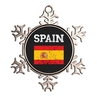 Spain Espana Espanol Spanish Flag Spain Trip Tourist Metallic Star Ornament