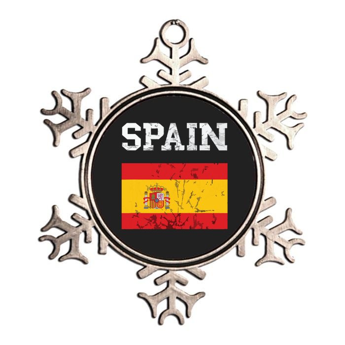 Spain Espana Espanol Spanish Flag Spain Trip Tourist Metallic Star Ornament