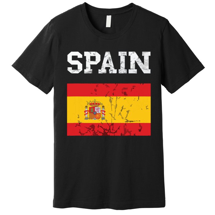 Spain Espana Espanol Spanish Flag Spain Trip Tourist Premium T-Shirt