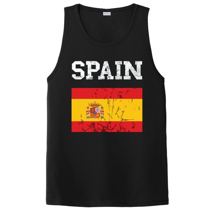 Spain Espana Espanol Spanish Flag Spain Trip Tourist PosiCharge Competitor Tank