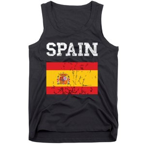 Spain Espana Espanol Spanish Flag Spain Trip Tourist Tank Top