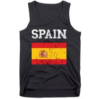 Spain Espana Espanol Spanish Flag Spain Trip Tourist Tank Top