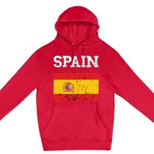 Spain Espana Espanol Spanish Flag Spain Trip Tourist Premium Pullover Hoodie