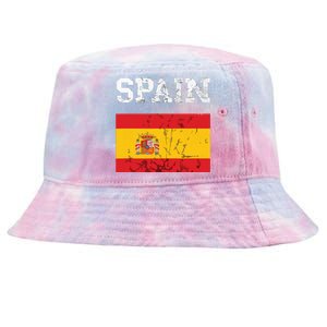 Spain Espana Espanol Spanish Flag Spain Trip Tourist Tie-Dyed Bucket Hat