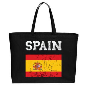 Spain Espana Espanol Spanish Flag Spain Trip Tourist Cotton Canvas Jumbo Tote