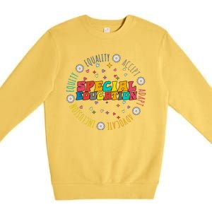 Special Education Equality Cute Premium Crewneck Sweatshirt