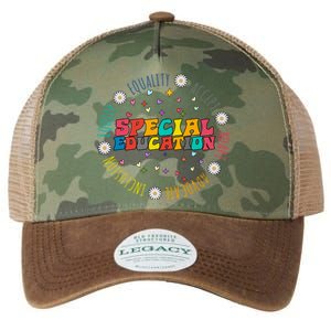 Special Education Equality Cute Legacy Tie Dye Trucker Hat