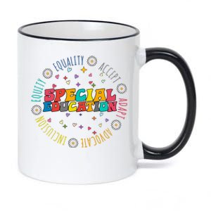 Special Education Equality Cute 11oz Black Color Changing Mug