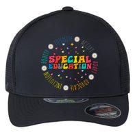 Special Education Equality Cute Flexfit Unipanel Trucker Cap