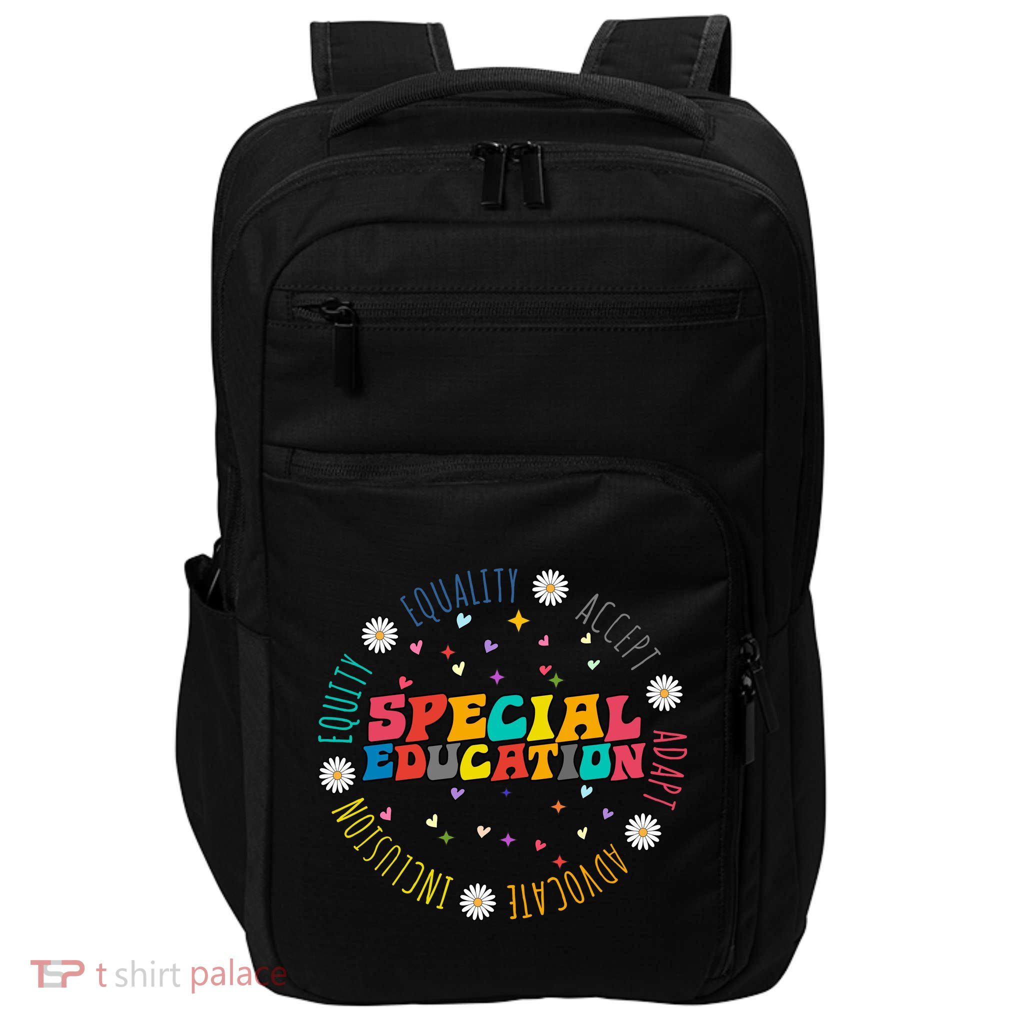 Special Education Equality Cute Impact Tech Backpack