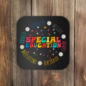 Special Education Equality Cute Coaster