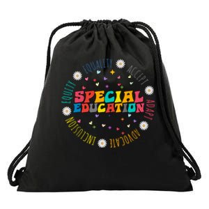 Special Education Equality Cute Drawstring Bag