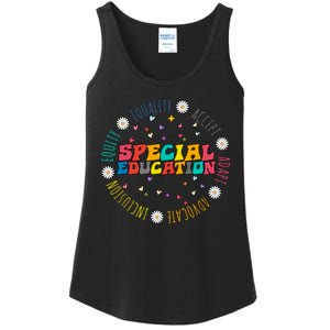 Special Education Equality Cute Ladies Essential Tank