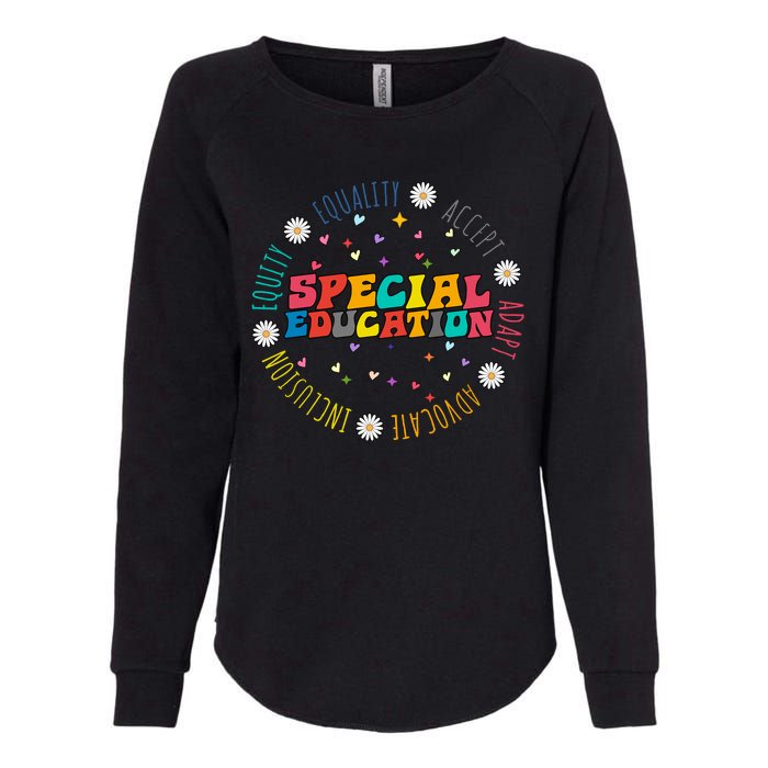 Special Education Equality Cute Womens California Wash Sweatshirt