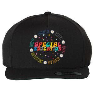 Special Education Equality Cute Wool Snapback Cap