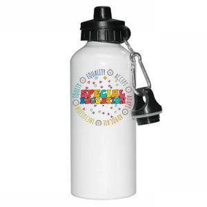 Special Education Equality Cute Aluminum Water Bottle