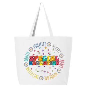 Special Education Equality Cute 25L Jumbo Tote