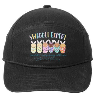 Swaddle Expert Easter Bunny Labor And Delivery 7-Panel Snapback Hat