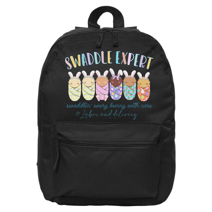 Swaddle Expert Easter Bunny Labor And Delivery 16 in Basic Backpack