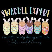 Swaddle Expert Easter Bunny Labor And Delivery 16 in Basic Backpack
