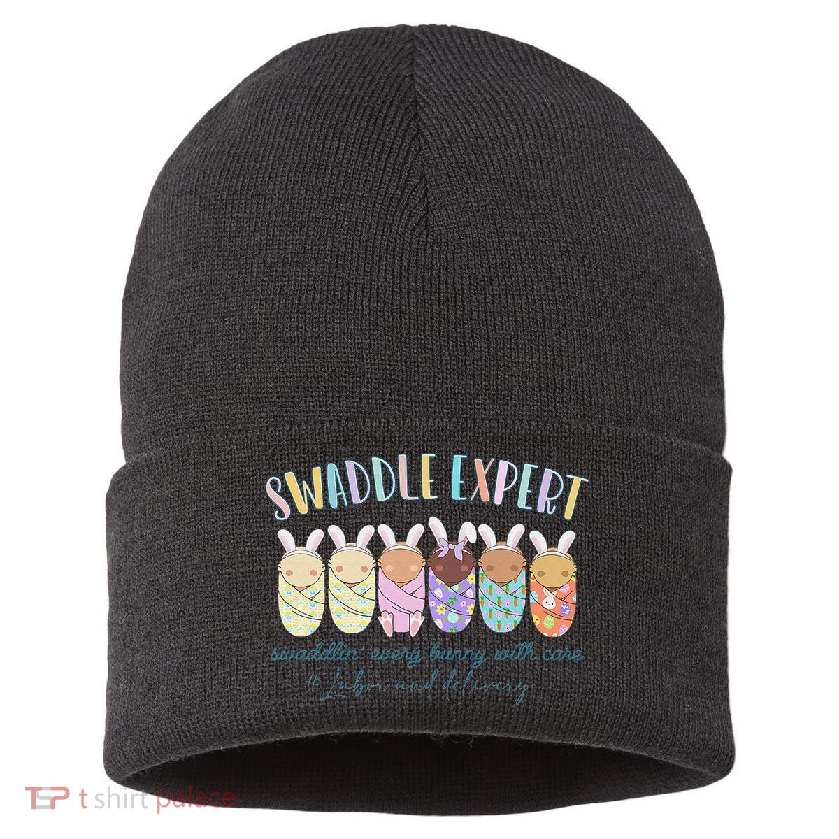 Swaddle Expert Easter Bunny Labor And Delivery Sustainable Knit Beanie