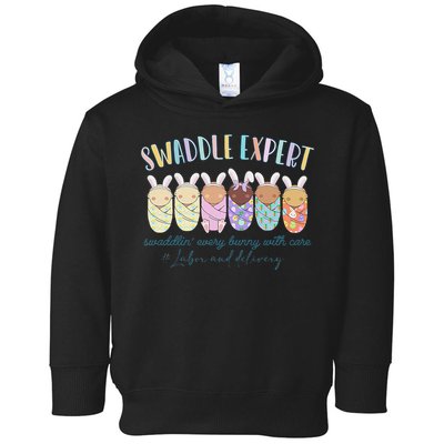 Swaddle Expert Easter Bunny Labor And Delivery Toddler Hoodie